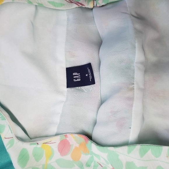 Gap Floral mint print skater/circle skirt nwot - Picture 4 of 5